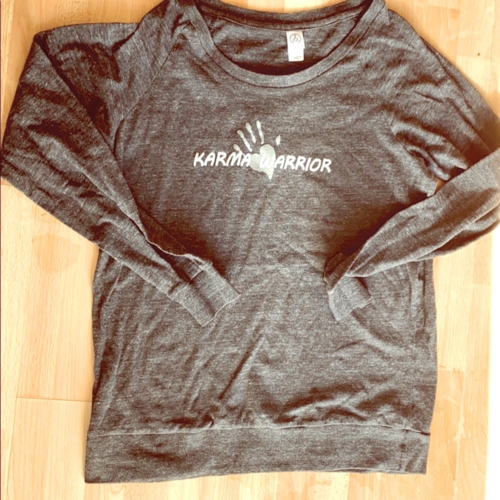 Long sleeve T-shirt gray light weight